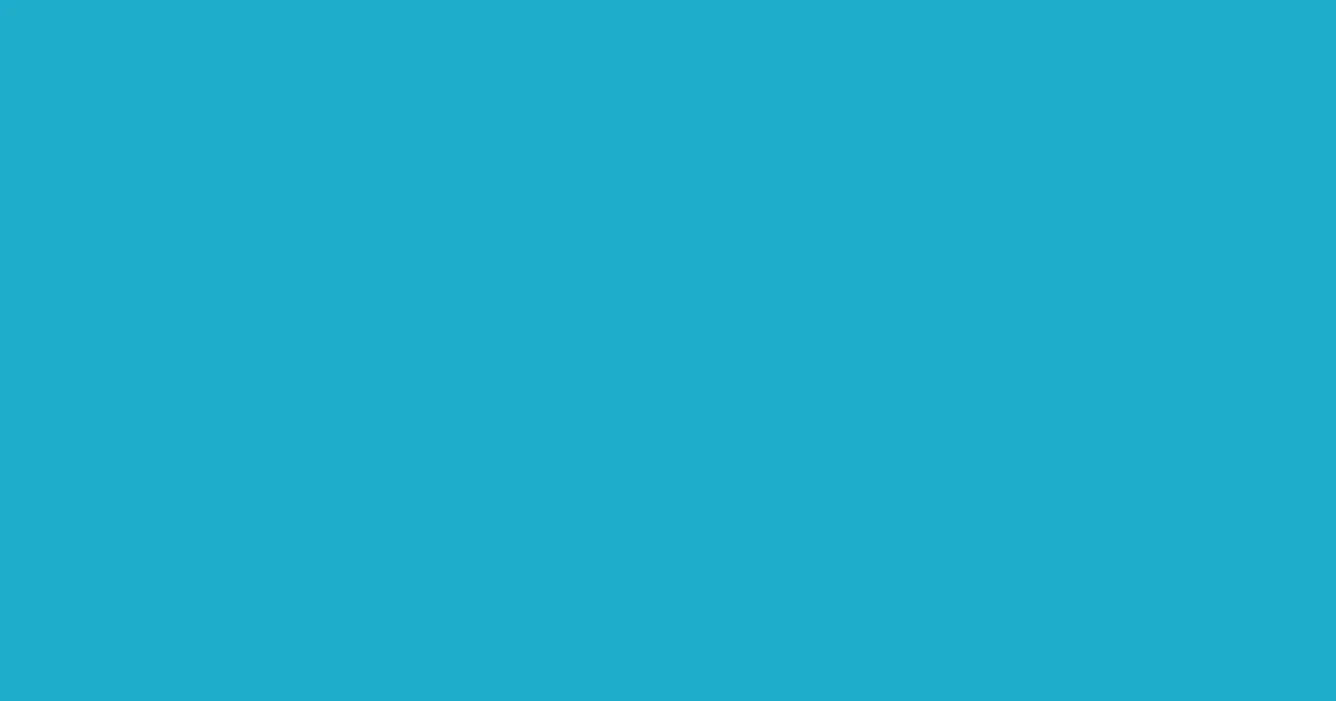 #1fadcb pacific blue color image