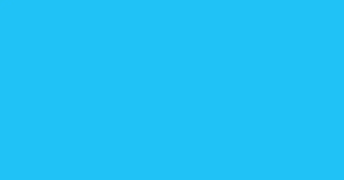 #1fc2f5 bright turquoise color image