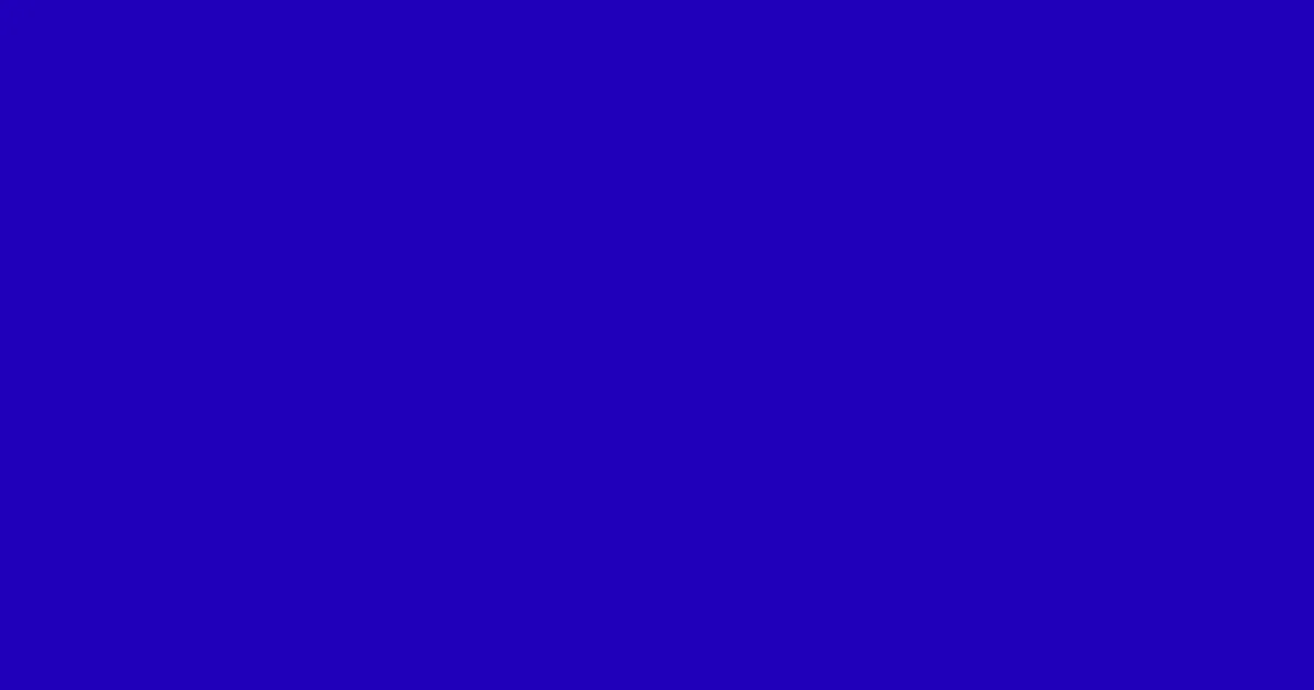 #2000ba dark blue color image
