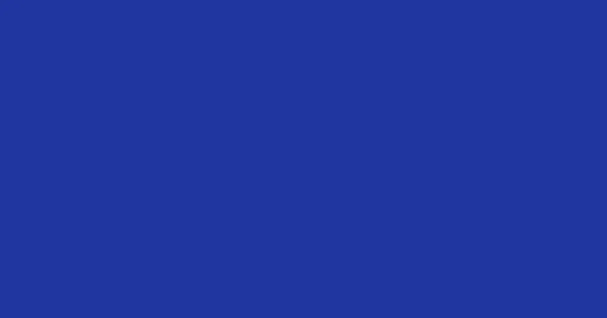 #2035a0 denim blue color image