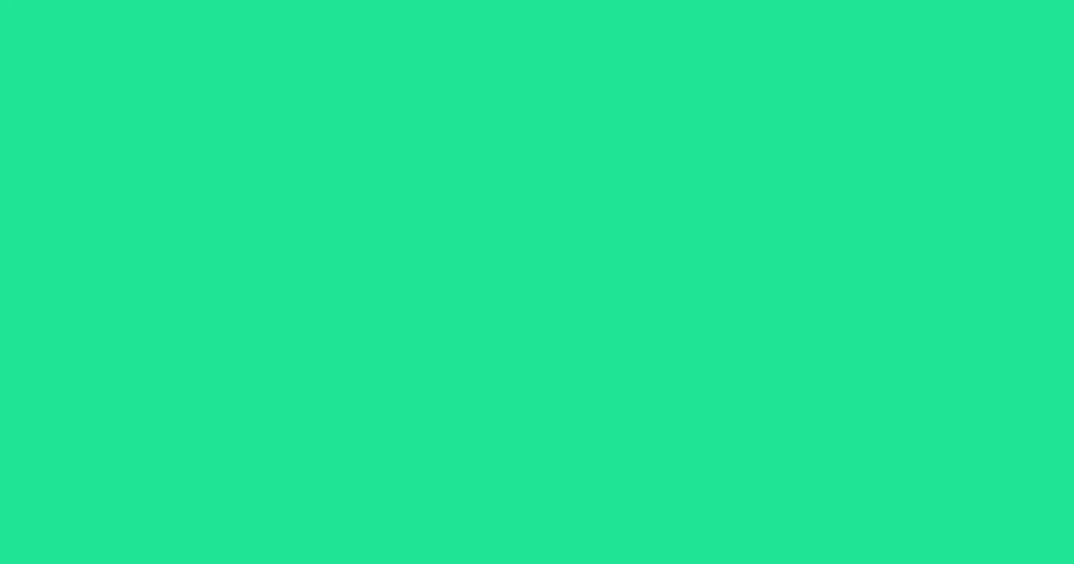 #20e496 caribbean green color image