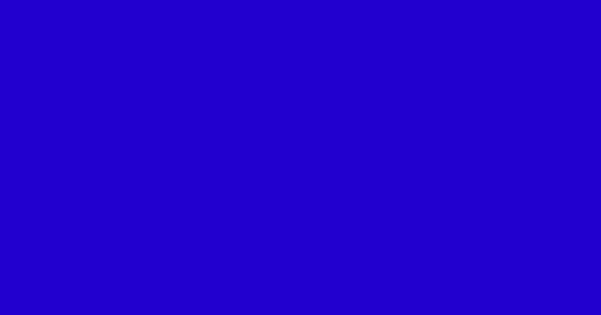 #2100ce dark blue color image