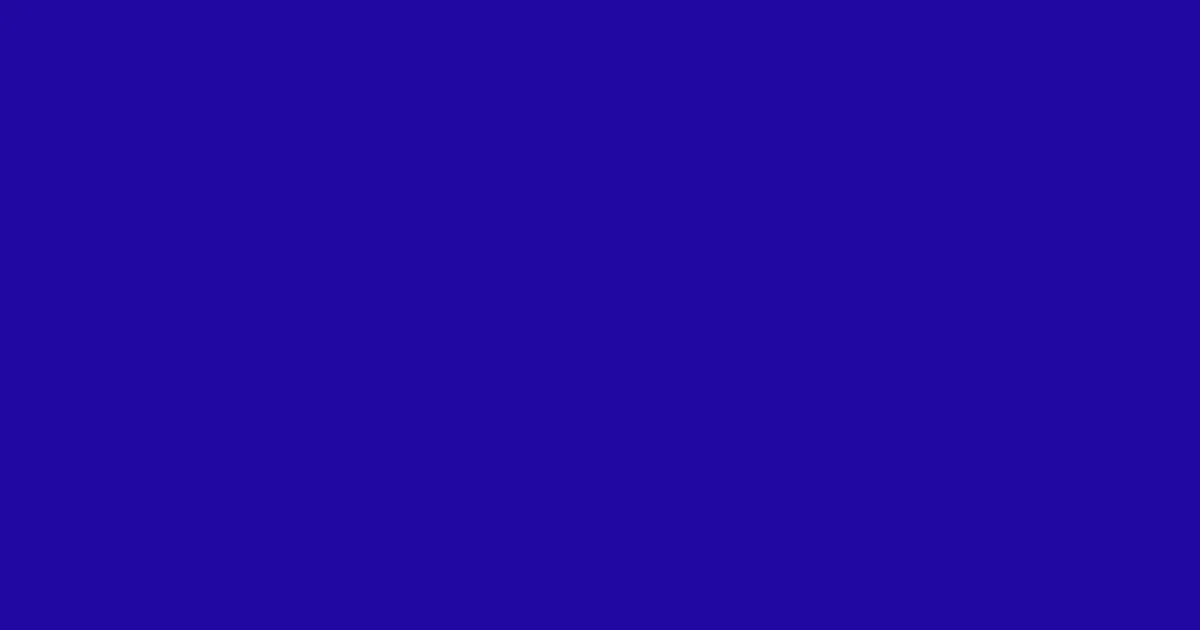 #2107a1 ultramarine color image