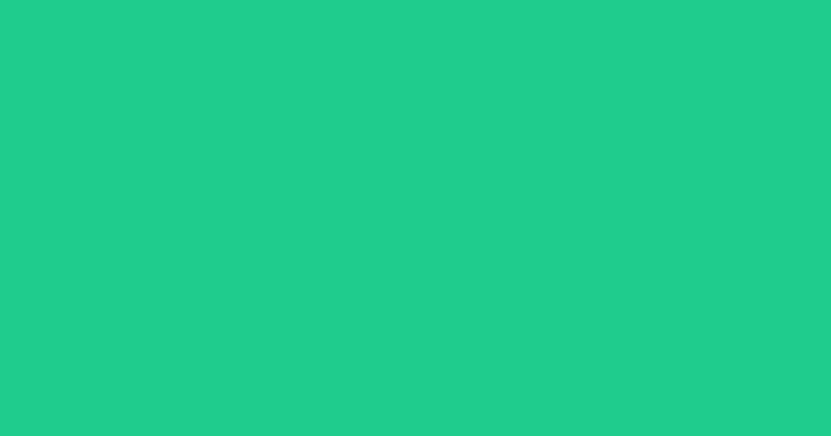 #21cb8c caribbean green color image