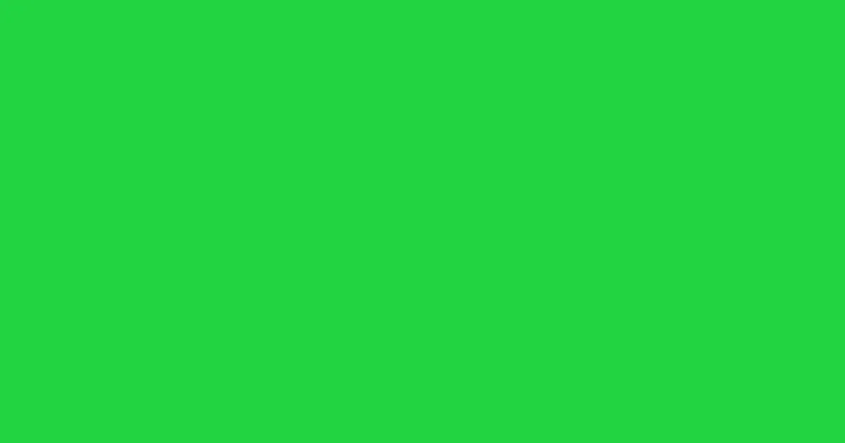 #21d440 malachite color image