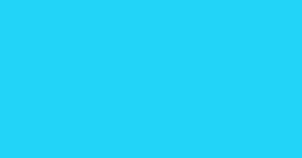 #21d4f7 bright turquoise color image