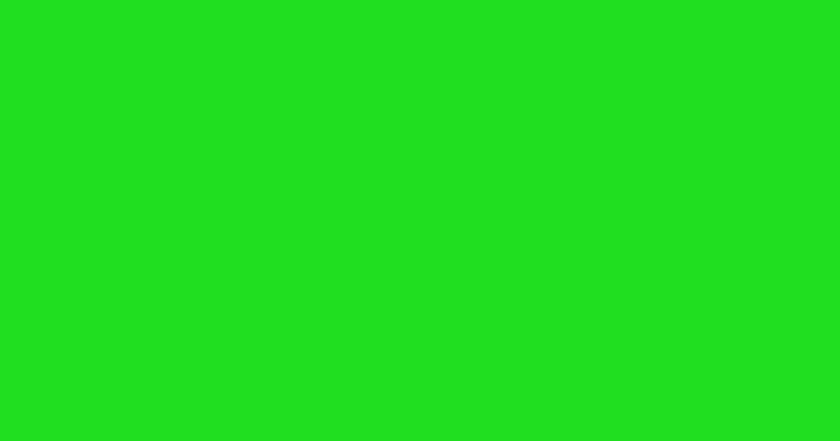 #21df21 malachite color image