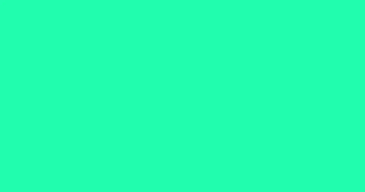 #21fcad spring green color image