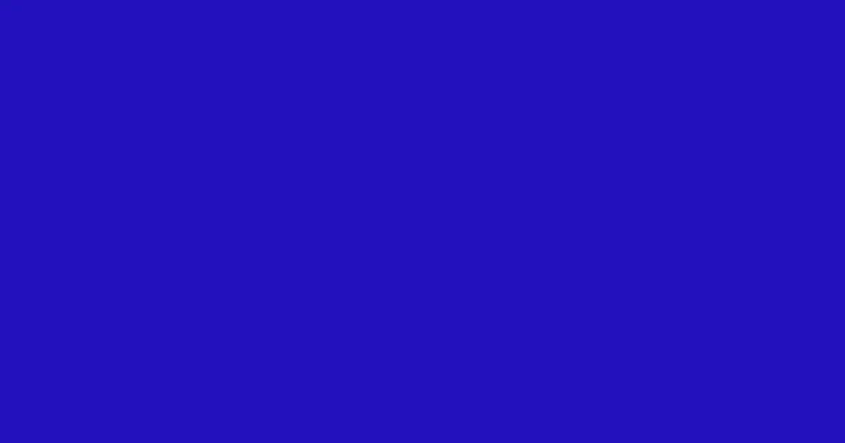 #2212be persian blue color image