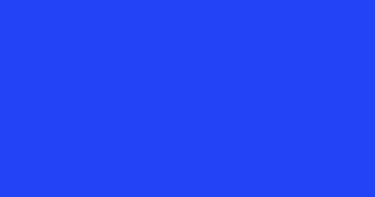 #2244f8 blue color image