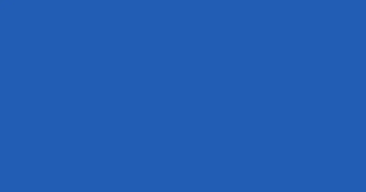 #225cb4 cerulean blue color image