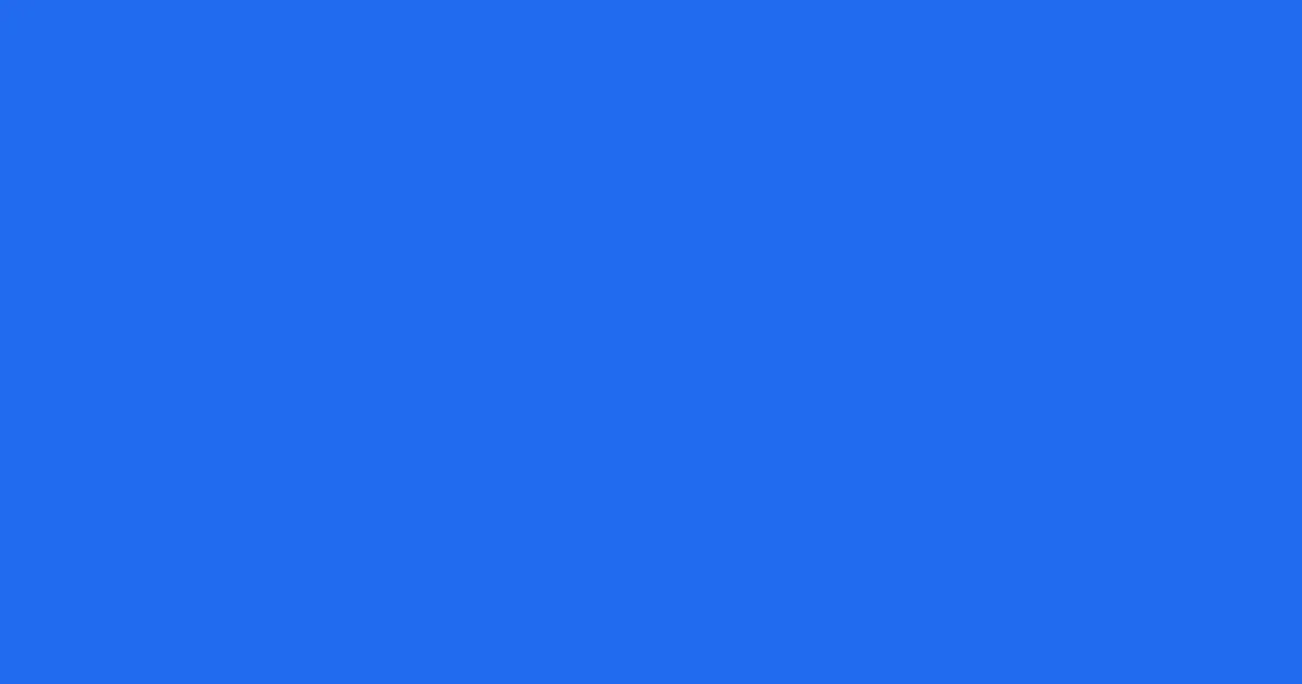 #226bef blue color image