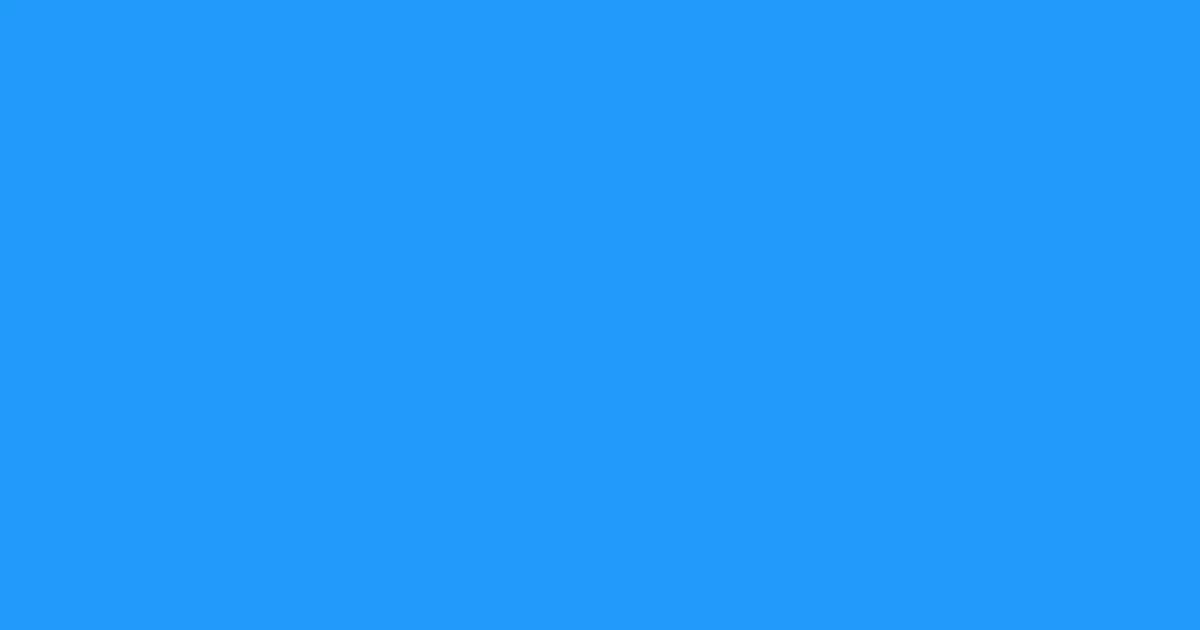 #2299fb dodger blue color image