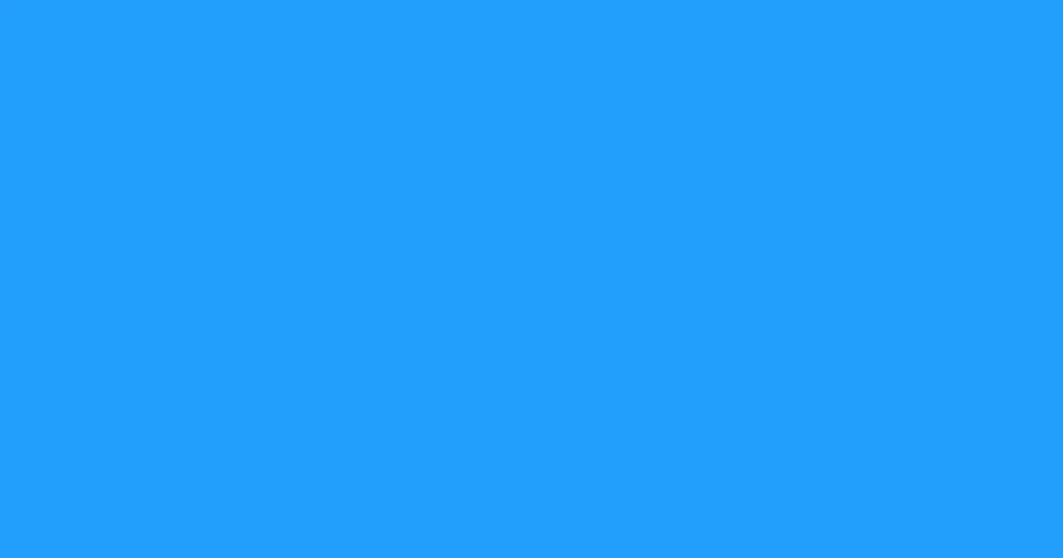 #229efd dodger blue color image