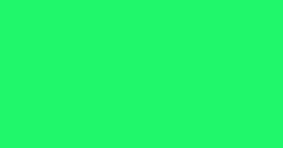 #22f76d spring green color image