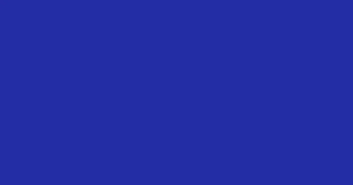 #232ea5 denim blue color image