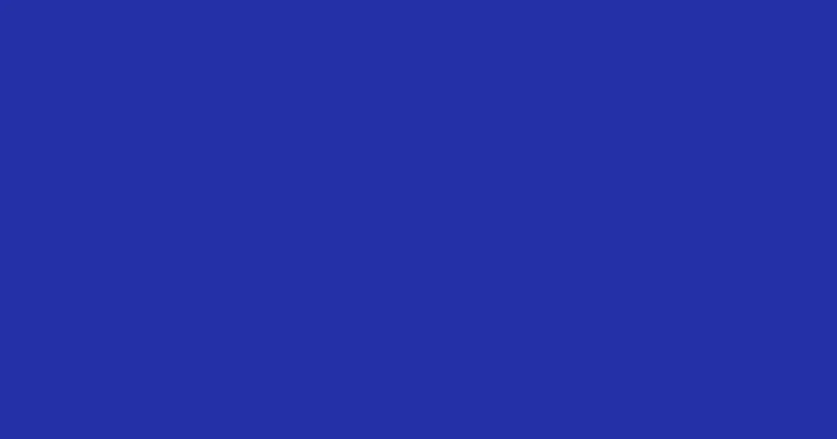 #2330a7 denim blue color image