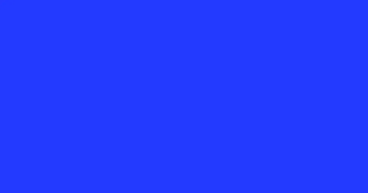 #2439fe blue color image