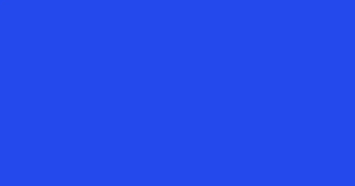 #2448ec royal blue color image