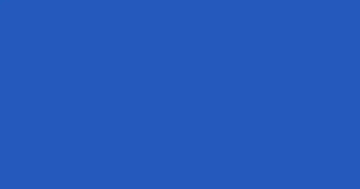 #245abe cerulean blue color image
