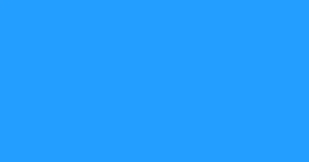 #249eff dodger blue color image