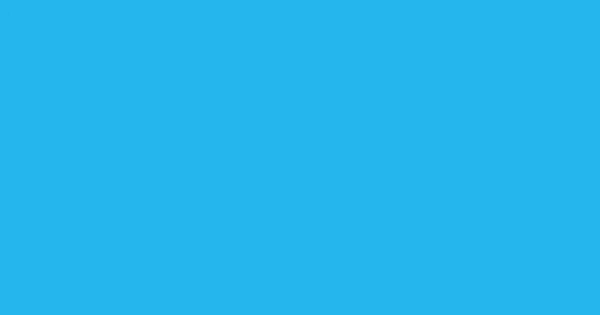 #24b5ee picton blue color image