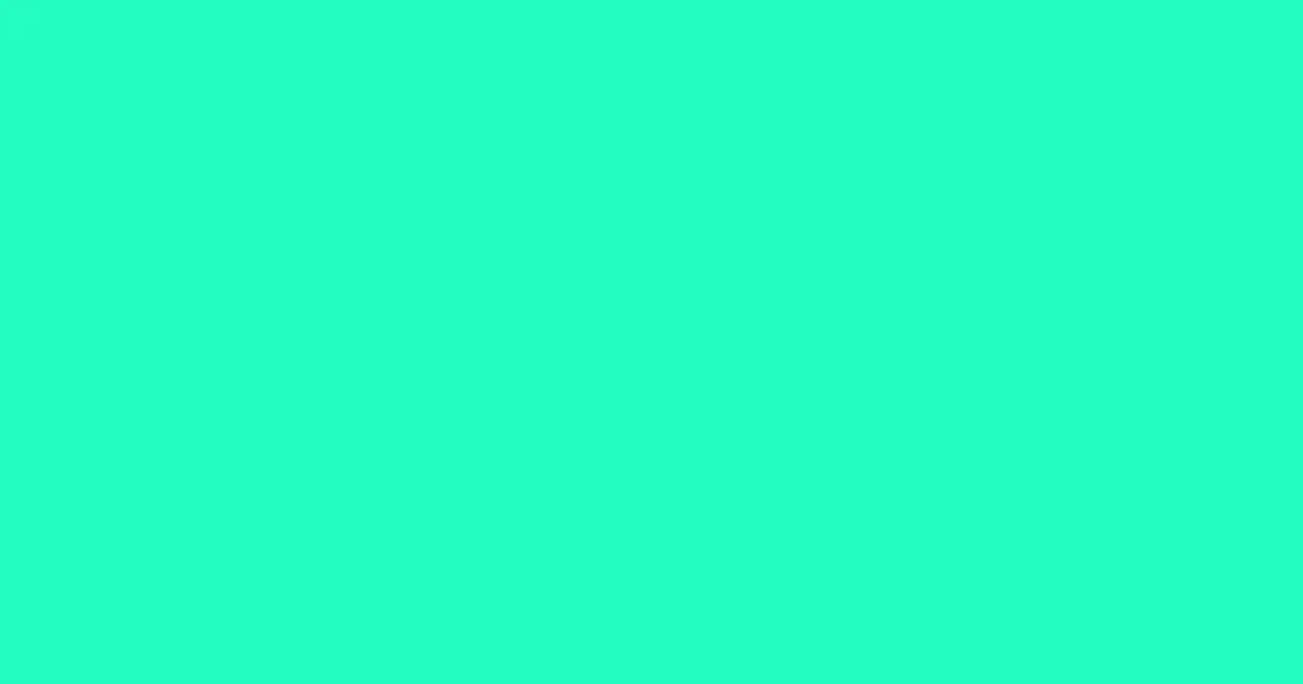 #24fdc2 bright turquoise color image