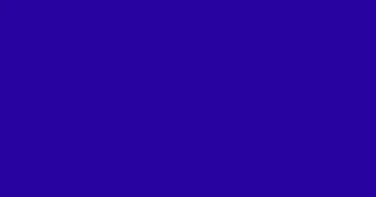 #25049b ultramarine color image