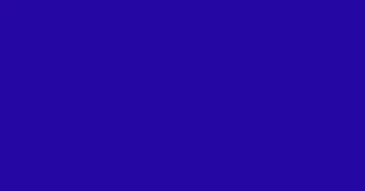 #2507a3 ultramarine color image