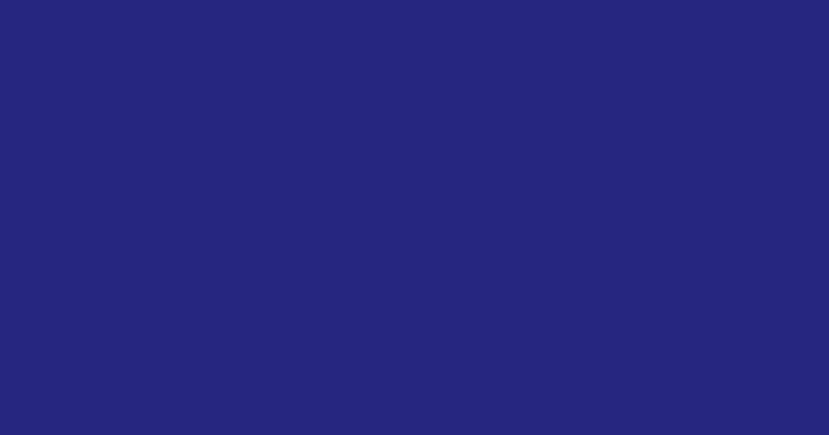 #25257f cosmic cobalt color image