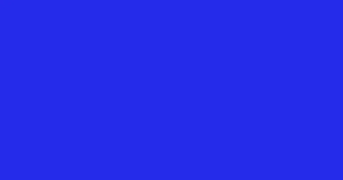 #252bea persian blue color image