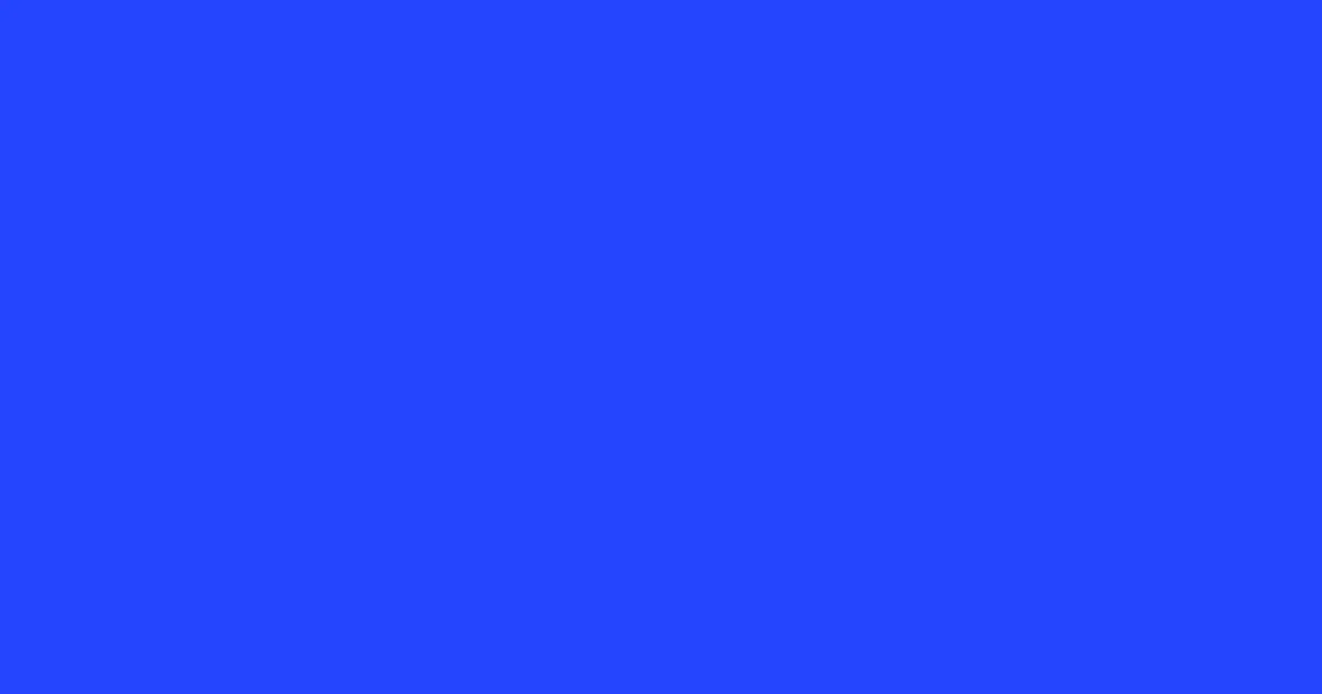 #2545fe blue color image