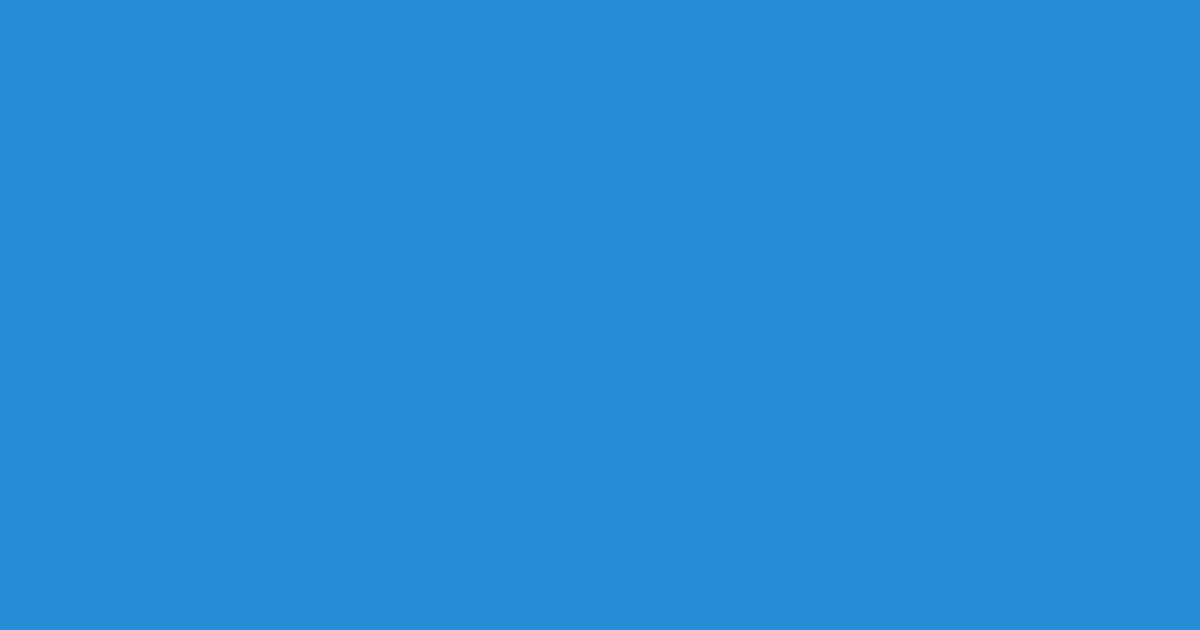 #258fdb curious blue color image
