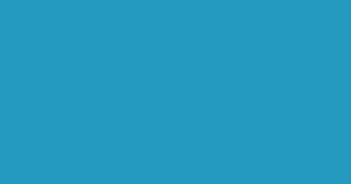 #259bbf curious blue color image