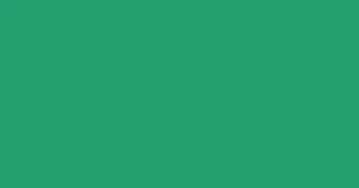 #259d6f jungle green color image