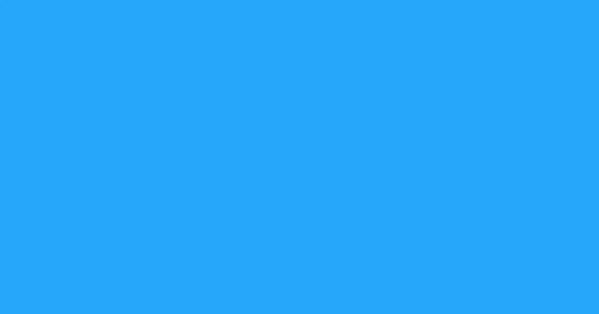 #25a6fb dodger blue color image
