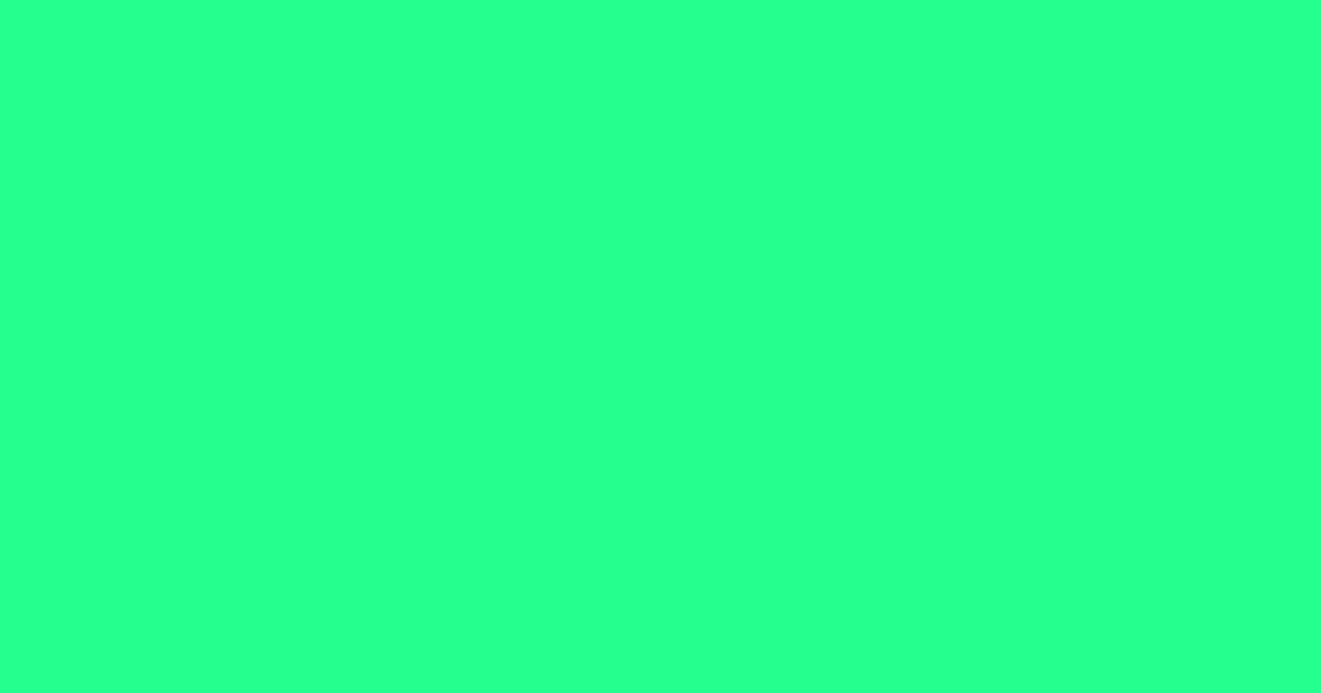 #25fe8e spring green color image
