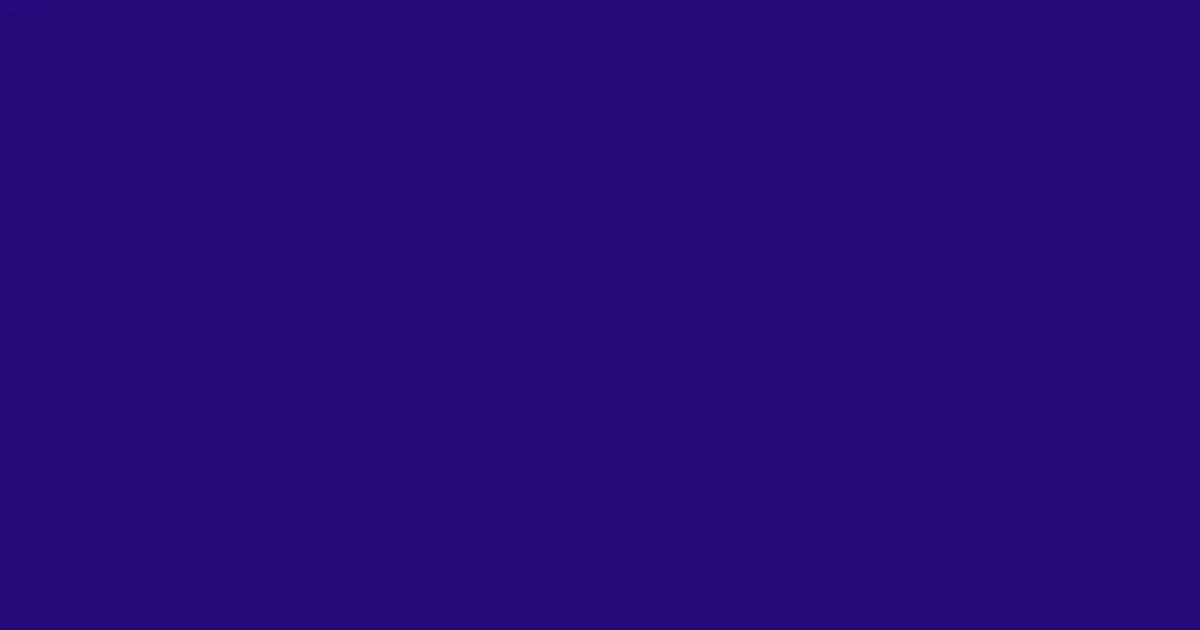 #260a7a deep blue color image