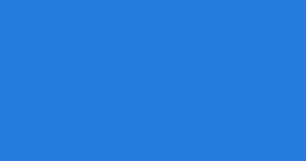 #267fdd curious blue color image