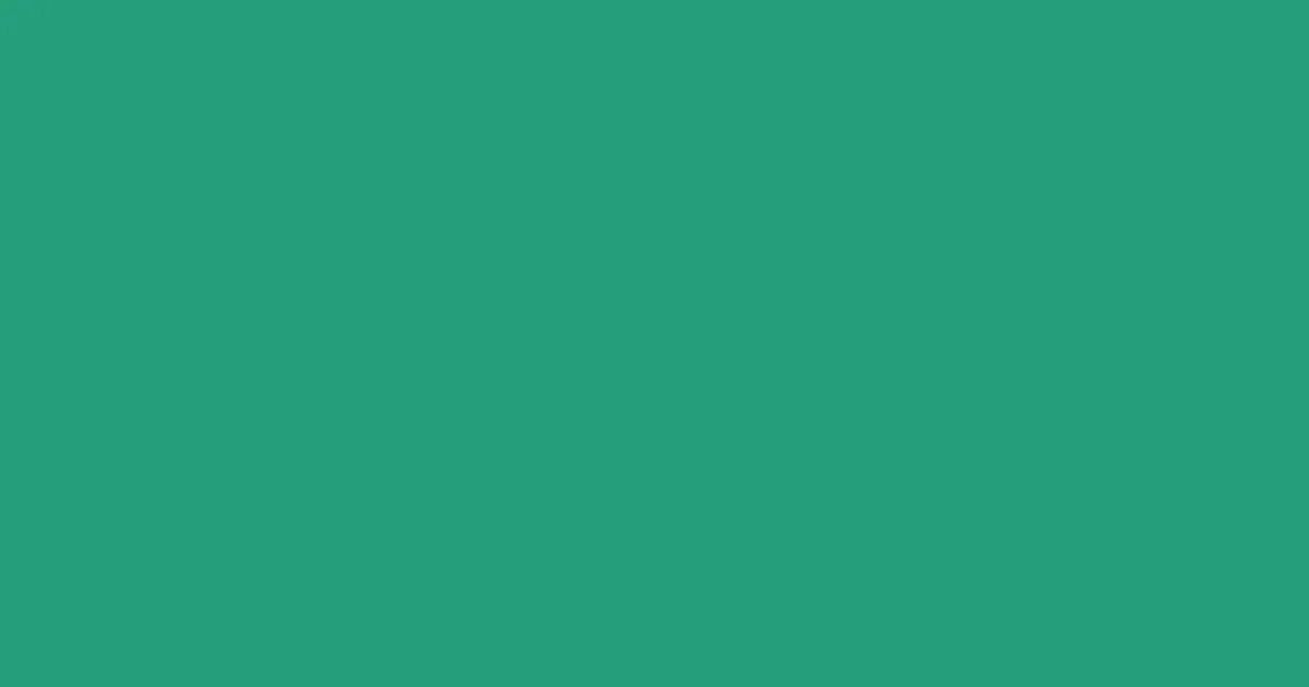 #269f7b jungle green color image