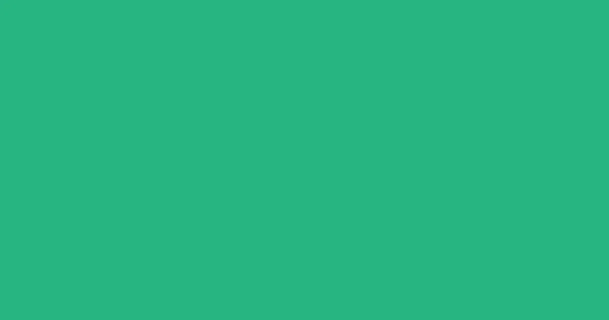 #26b57f jungle green color image