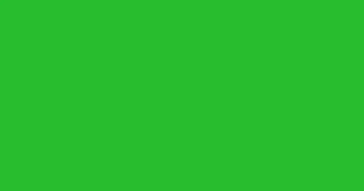 #26bd2e slimy green color image