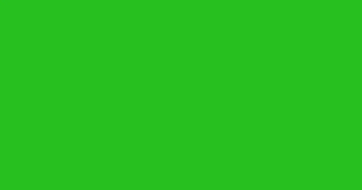 #26c01e slimy green color image