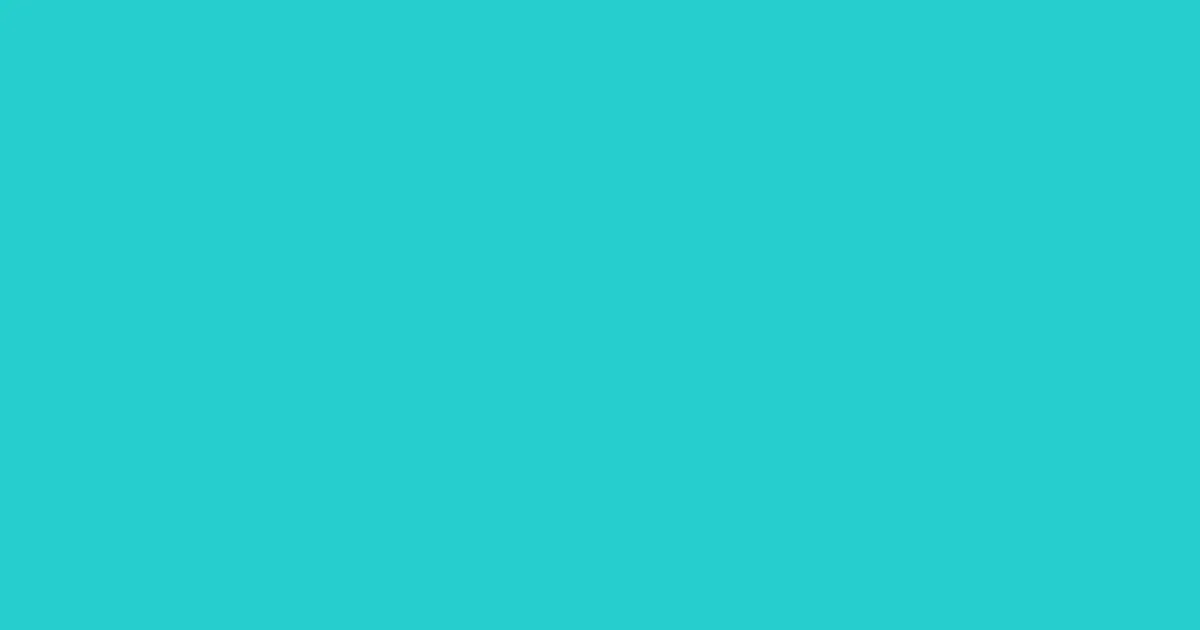 #26cfcf turquoise color image