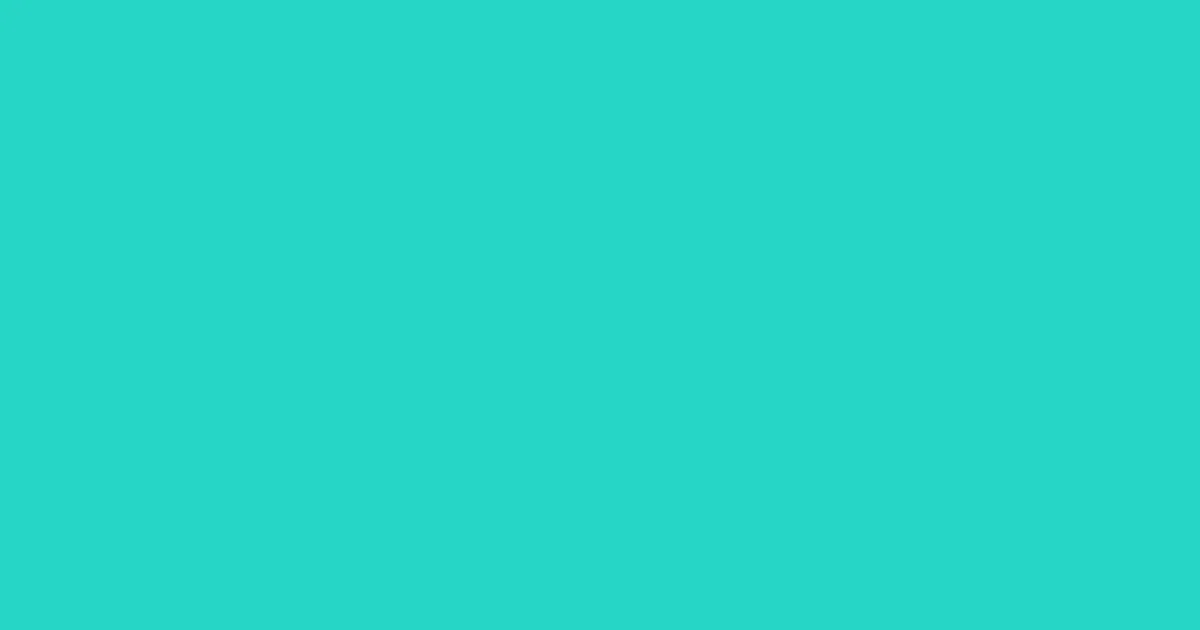 #26d5c5 turquoise color image