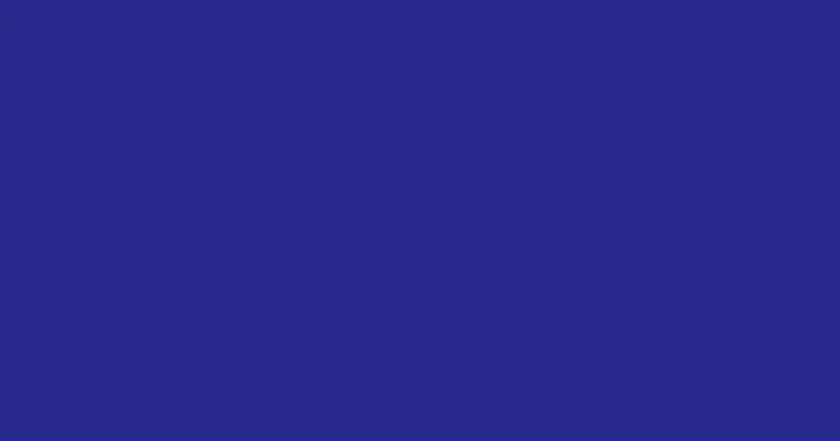 #272a8d cosmic cobalt color image