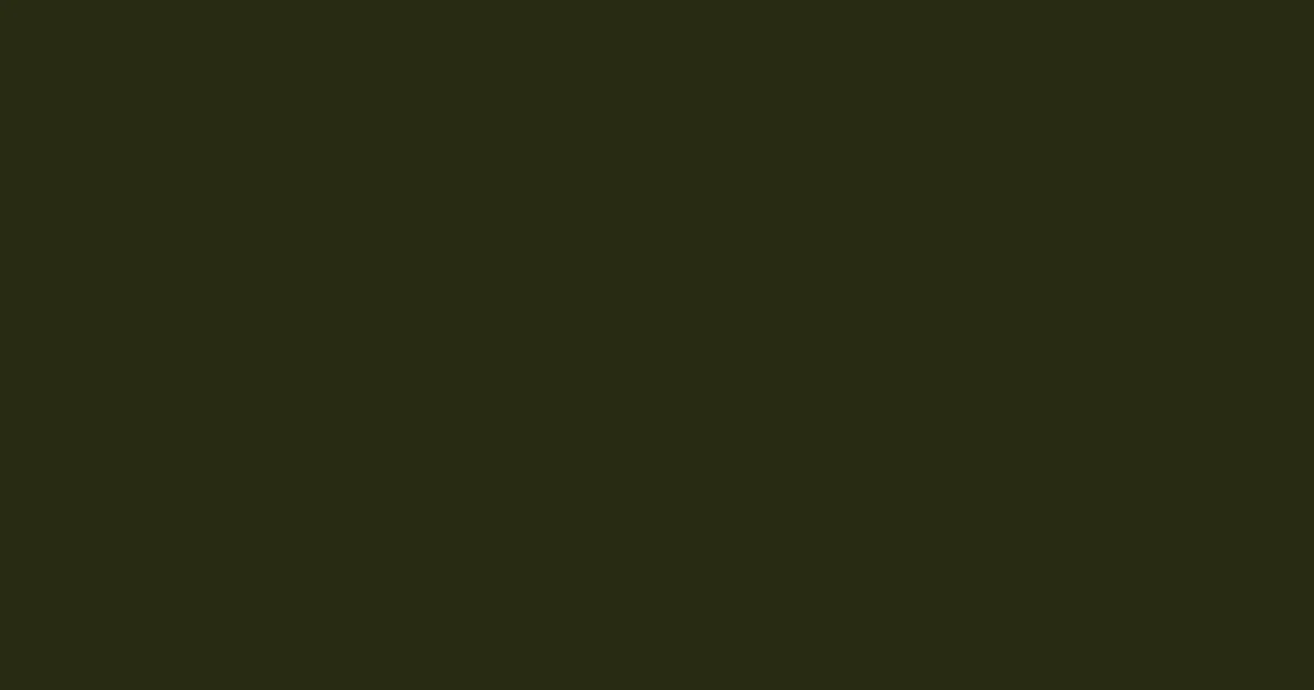 #272b14 black olive color image