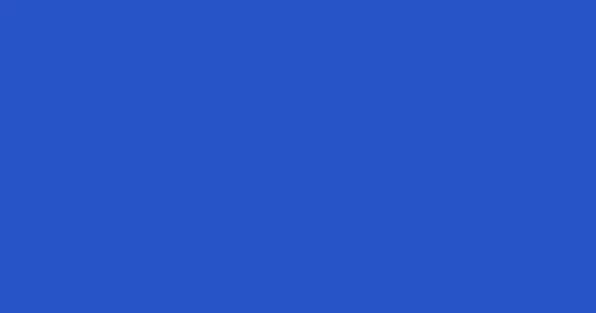 #2754c6 cerulean blue color image