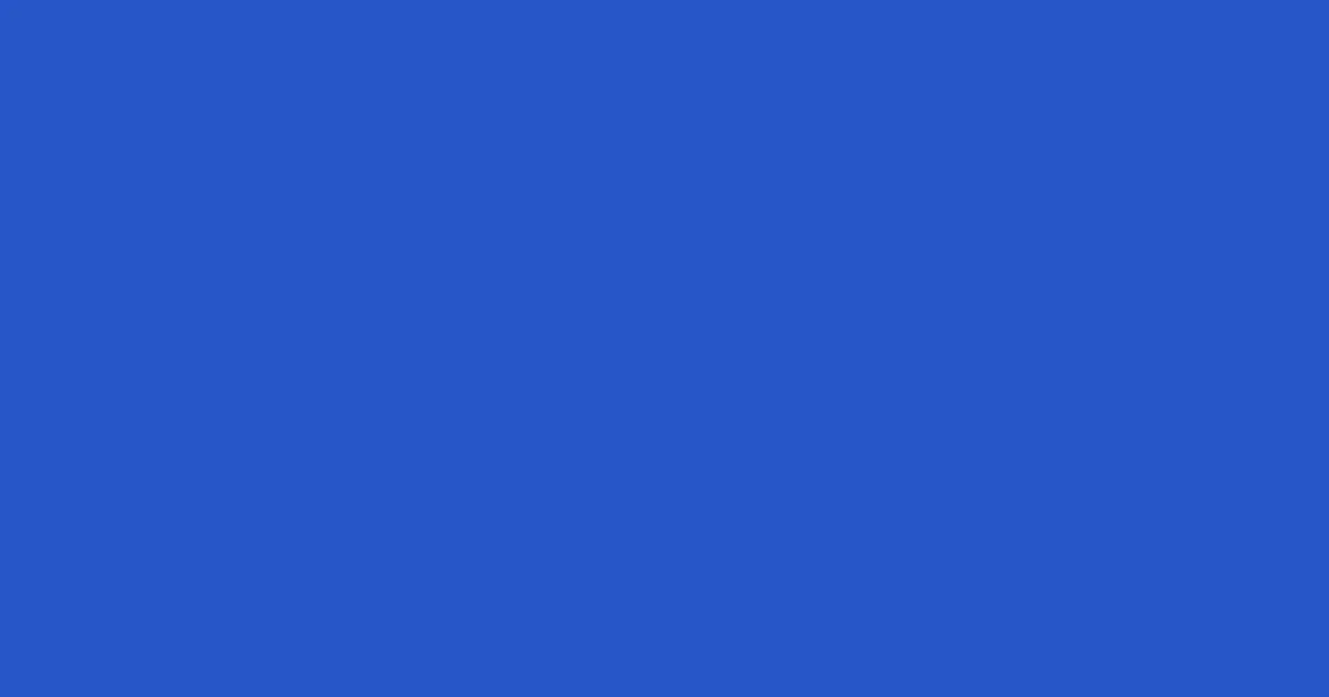 #2757c8 cerulean blue color image