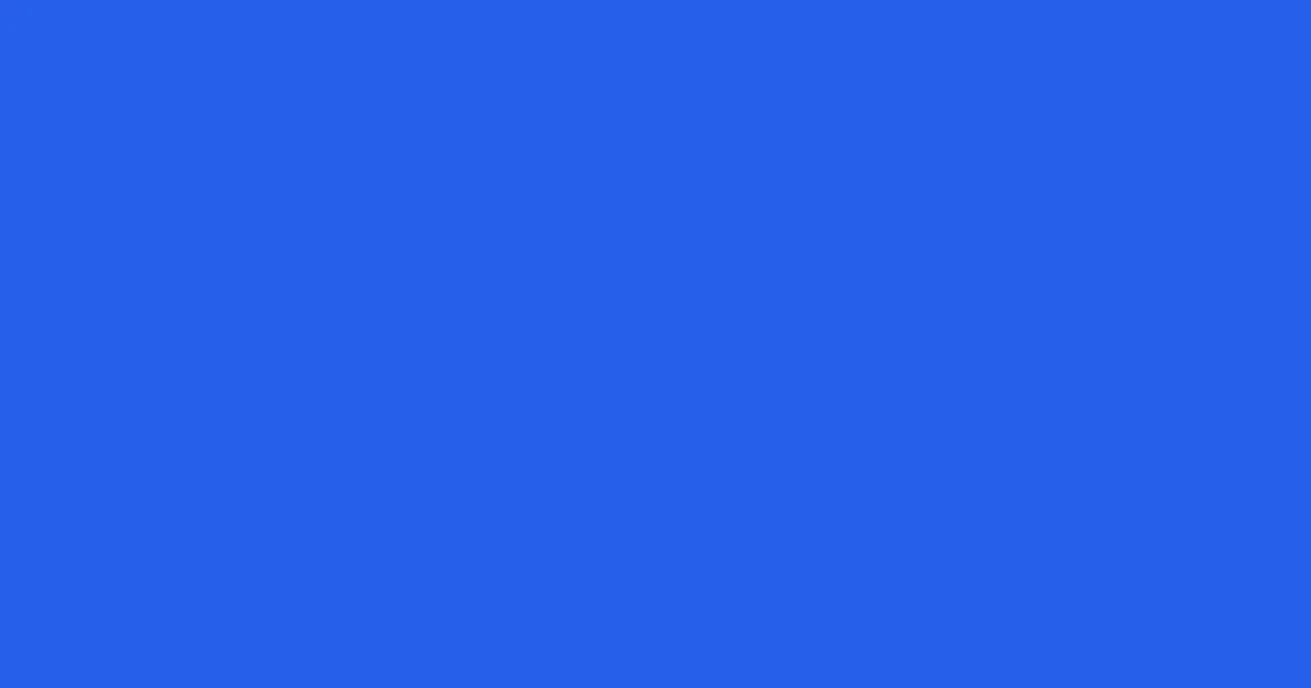 #275fea royal blue color image